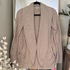 Barefoot Dreams Women's Cardigan in Light Brown